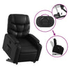 Stella Homewares Electric Stand up Recliner Chair Black Faux Leather