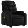 Stella Homewares Electric Stand up Massage Recliner Chair Black Faux Leather