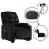 Stella Homewares Electric Stand up Massage Recliner Chair Black Faux Leather