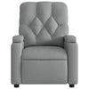 Stella Homewares Massage Recliner Chair Light Grey Fabric