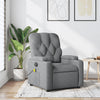 Stella Homewares Massage Recliner Chair Light Grey Fabric
