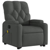 Stella Homewares Stand up Massage Recliner Chair Dark Grey Fabric