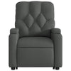 Stella Homewares Stand up Massage Recliner Chair Dark Grey Fabric