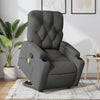 Stella Homewares Stand up Massage Recliner Chair Dark Grey Fabric
