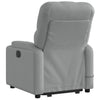 Stella Homewares Electric Stand up Massage Recliner Chair Light Grey Fabric