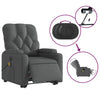 Stella Homewares Electric Stand up Massage Recliner Chair Dark Grey Fabric