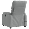Stella Homewares Massage Recliner Chair Light Grey Fabric