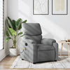 Stella Homewares Massage Recliner Chair Light Grey Fabric