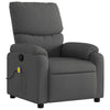 Stella Homewares Massage Recliner Chair Dark Grey Fabric
