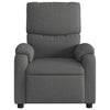 Stella Homewares Massage Recliner Chair Dark Grey Fabric