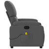 Stella Homewares Massage Recliner Chair Dark Grey Fabric