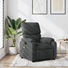 Stella Homewares Massage Recliner Chair Dark Grey Fabric