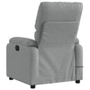 Stella Homewares Electric Massage Recliner Chair Light Grey Fabric