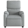 Stella Homewares Electric Massage Recliner Chair Light Grey Fabric