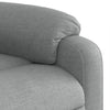 Stella Homewares Electric Massage Recliner Chair Light Grey Fabric