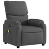Stella Homewares Electric Massage Recliner Chair Dark Grey Fabric