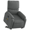 Stella Homewares Stand up Massage Recliner Chair Dark Grey Fabric