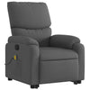 Stella Homewares Stand up Massage Recliner Chair Dark Grey Fabric