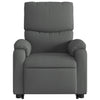 Stella Homewares Stand up Massage Recliner Chair Dark Grey Fabric