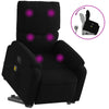 Stella Homewares Stand up Massage Recliner Chair Black Fabric