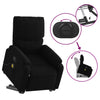 Stella Homewares Stand up Massage Recliner Chair Black Fabric
