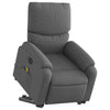 Stella Homewares Electric Stand up Massage Recliner Chair Dark Grey Fabric