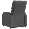 Stella Homewares Electric Stand up Massage Recliner Chair Dark Grey Fabric