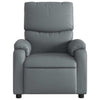 Stella Homewares Massage Recliner Chair Grey Faux Leather