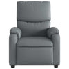 Stella Homewares Electric Massage Recliner Chair Grey Faux Leather