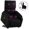 Stella Homewares Stand up Massage Recliner Chair Black Faux Leather