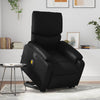 Stella Homewares Stand up Massage Recliner Chair Black Faux Leather