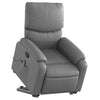 Stella Homewares Stand up Massage Recliner Chair Grey Faux Leather