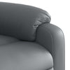Stella Homewares Stand up Massage Recliner Chair Grey Faux Leather
