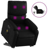 Stella Homewares Electric Stand up Massage Recliner Chair Black Faux Leather