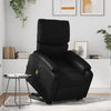 Stella Homewares Electric Stand up Massage Recliner Chair Black Faux Leather