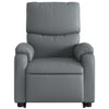 Stella Homewares Electric Stand up Massage Recliner Chair Grey Faux Leather