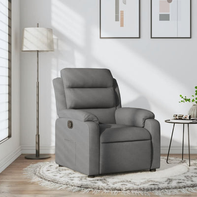Stella Homewares Recliner Chair Dark Grey Fabric