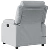 Stella Homewares Massage Recliner Chair Light Grey Fabric