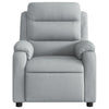 Stella Homewares Massage Recliner Chair Light Grey Fabric