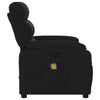Stella Homewares Massage Recliner Chair Black Fabric