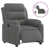 Stella Homewares Electric Recliner Chair Dark Grey Fabric