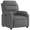 Stella Homewares Electric Recliner Chair Dark Grey Fabric