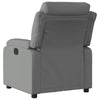 Stella Homewares Electric Recliner Chair Dark Grey Fabric