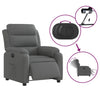 Stella Homewares Electric Recliner Chair Dark Grey Fabric