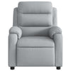 Stella Homewares Electric Massage Recliner Chair Light Grey Fabric