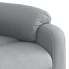Stella Homewares Electric Massage Recliner Chair Light Grey Fabric
