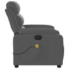 Stella Homewares Electric Massage Recliner Chair Dark Grey Fabric