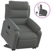 Stella Homewares Stand up Recliner Chair Dark Grey Fabric