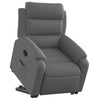 Stella Homewares Stand up Recliner Chair Dark Grey Fabric