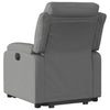 Stella Homewares Stand up Recliner Chair Dark Grey Fabric